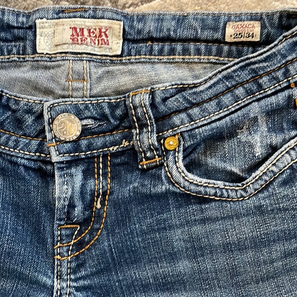 MEK Denim Jeans- Oaxaca boot cut- size 25/34 - Picture 5 of 5